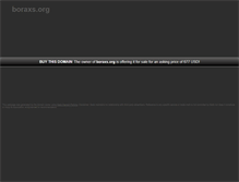 Tablet Screenshot of boraxs.org
